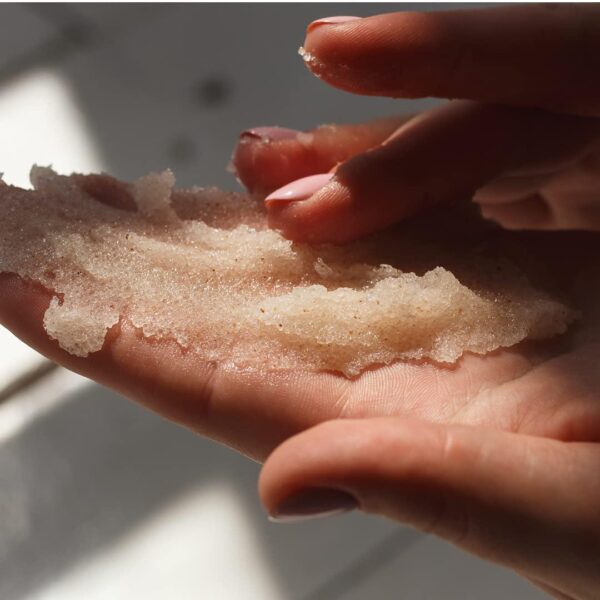Organic Lavender Lemon Whipped Sugar Scrub   9.5 oz   Organic Cane Sugar with Coconut Oil & Agave   Exfoliating Hydrating Natural Glow   Vegan Cruelty Free - Image 3