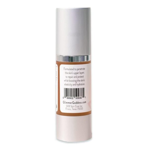 Glimmer Goddess Organic Face Serum with Hyaluronic Acid and Vitamin C Helps Reduce the appearance of fine lines and wrinkles 1 oz - Image 2