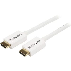StarTech.com 3m (10 ft) White CL3 In-wall High Speed HDMI Cable - Ultra HD 4k x 2k HDMI Cable - HDMI to HDMI M/M