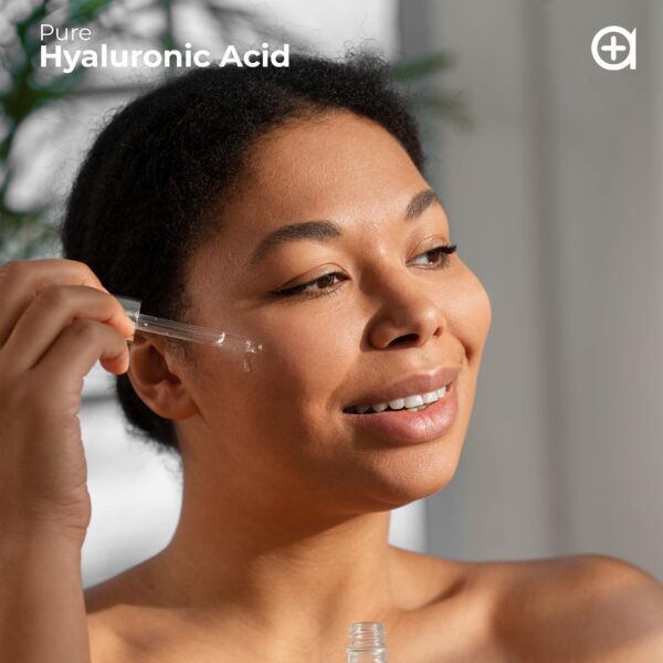 Pure Hyaluronic Acid Serum for Face with Vitamin B5 Hydrating Serum for Sensitive Skin Anti  Aging Serum Brightening Serum for Dark Spots Uneven Skin Tone Fine Lines & Wrinkles - Image 8