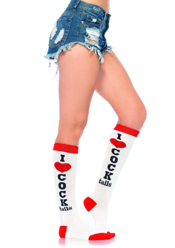 Cocktails Knee High Socks - One Size