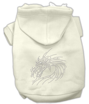 Studded Dragon Hoodies Cream Xs (8)