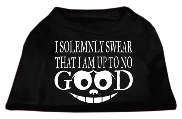 Up To No Good Screen Print Shirt Black Med (12)