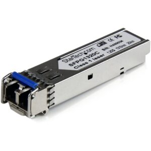 StarTech.com Cisco GLC-LH-SMD Compatible SFP Module - 1000BASE-LH Fiber Optical SFP Transceiver - Lifetime Warranty - 1 Gbps - Maximum Transfer Distance: 20 km (12.4 mi)