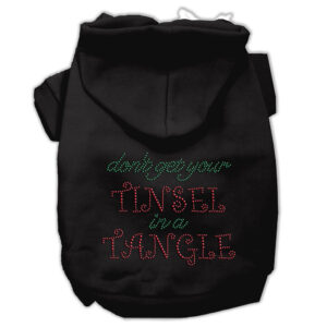 Tinsel In A Tangle Rhinestone Hoodies Black Xxl (18)