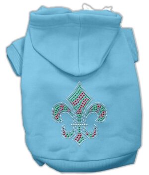 Holiday Fleur De Lis Hoodies Baby Blue Xxl (18)