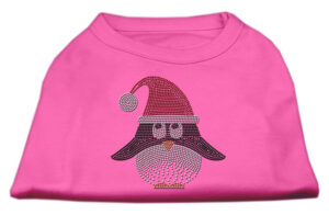 Santa Penguin Rhinestone Dog Shirt Bright Pink Xxl (18)