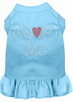 Adopt Me Rhinestone Dress Baby Blue 4x