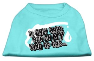 My Kind Of Gas Screen Print Shirts   Aqua M