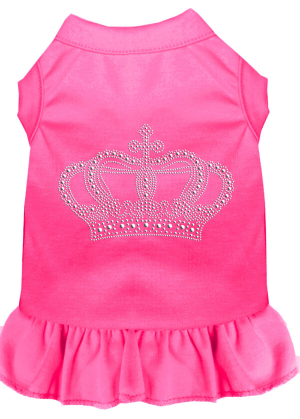 Rhinestone Crown Dress Bright Pink Xl