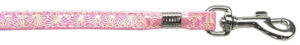 Twinkle Plain Leash Pink 3/8"