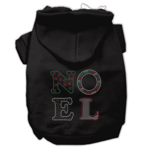 Noel Rhinestone Hoodies Black Xxxl(20)