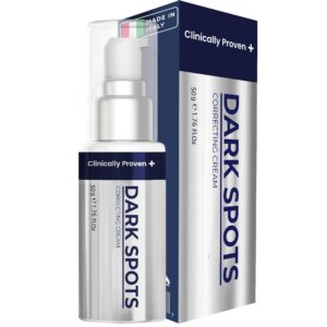 Dark Spot Remover Cream for Intimate Areas | Inner Thigh Armpits Elbows Knees Bikini Areas & Lines | w Glycerin Citric Acid Chrysin | Skin Discoloration Cream for Private Parts | Made in Italy
