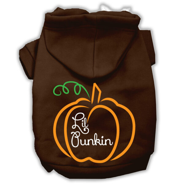 Lil Punkin Screenprint Hoodie Brown Xxxl(20)