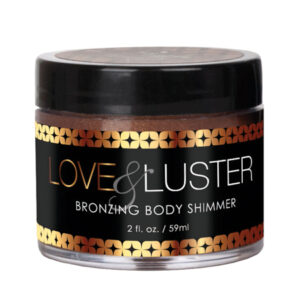Love & Luster Bronzer Shimmer Gel 2 Oz Jar