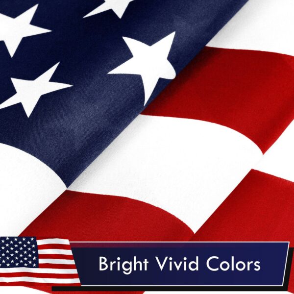 G128 Combo Pack: USA American Flag 3x5 Ft 75D Printed Stars & Open Sign Flag 3x5 Ft 75D Printed - Image 7