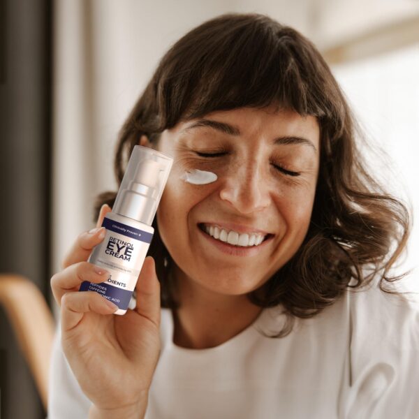 Retinol Eye Cream for Puffiness and Bags Under Eyes | Hyaluronic Acid & Peptide Anti Aging Treatment with Caffeine | Advanced Tightening & Firming Formula for Wrinkles & Fine Lines - Image 5