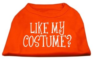 Like My Costume? Screen Print Shirt Orange Med (12)