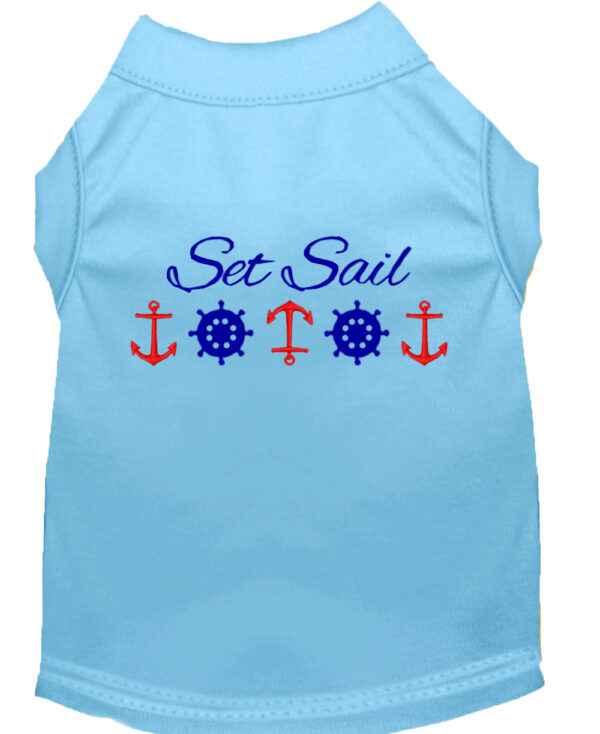 Set Sail Embroidered Dog Shirt Baby Blue Xxl (18)