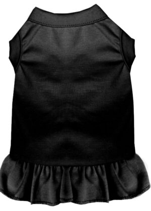 Plain Pet Dress Black Xxxl
