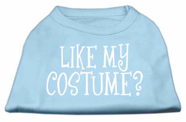 Like My Costume? Screen Print Shirt Baby Blue S (10)