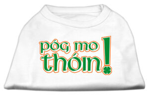 Pog Mo Thoin Screen Print Shirt White  Xxxl