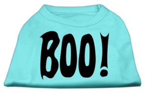 Boo! Screen Print Shirts Aqua Sm