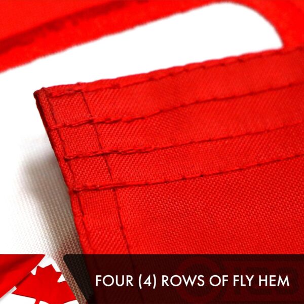 Canada Canadian Flag 3x5 Ft 3-Pack Double-sided Embroidered Polyester By G128 - Image 5