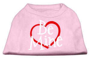 Be Mine Screen Print Shirt Light Pink  Xs