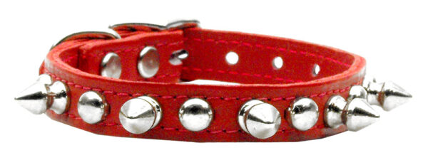 Chaser Leather Dog Collar Red 20