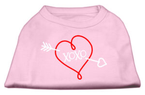 Xoxo Screen Print Shirt Light Pink Lg (14)