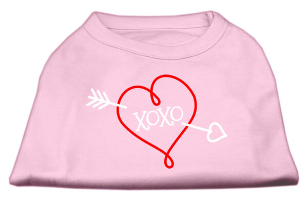 Xoxo Screen Print Shirt Light Pink Lg (14)