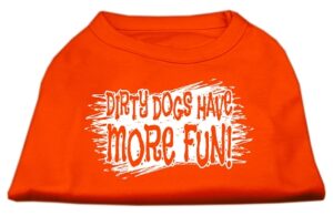 Dirty Dogs Screen Print Shirt Orange Xs (8)