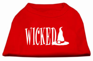 Wicked Screen Print Shirt Red Xs (8)