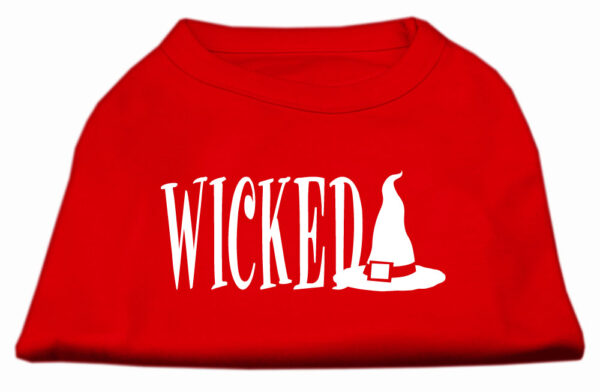 Wicked Screen Print Shirt Red Xs (8)