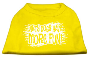 Dirty Dogs Screen Print Shirt Yellow Xl (16)