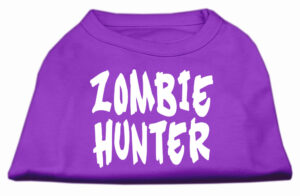 Zombie Hunter Screen Print Shirt Purple L (14)
