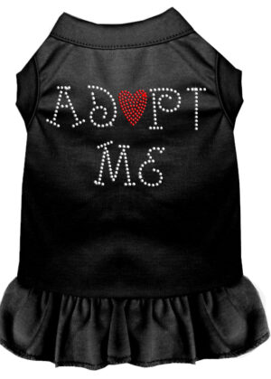 Adopt Me Rhinestone Dress Black Xxxl
