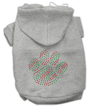 Holiday Paw Hoodies Grey Xxl (18)