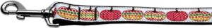 Pretty Pumpkins Nylon Dog Leash 5/8 Inch Wide 6ft Long