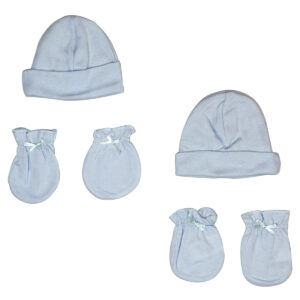 Boys Cap And Mittens 4 Piece  Set Ls_0046