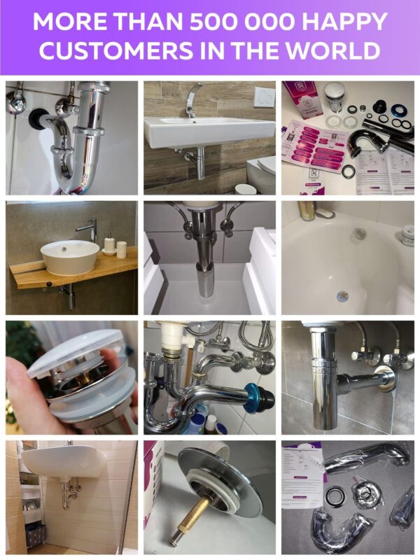 Universal Stainless Steel Bounce Drain Plug Filter (Chrome)   Chrome Bathroom Sink Drain Stopper   Universal Stainless Steel Bounce Drain Plug Filter (Chrome) - Image 7
