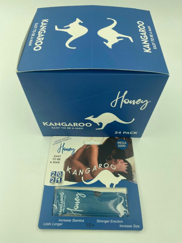 Kangaroo Honey Male Enhancement - 24 Piece Display - 15g Sachets