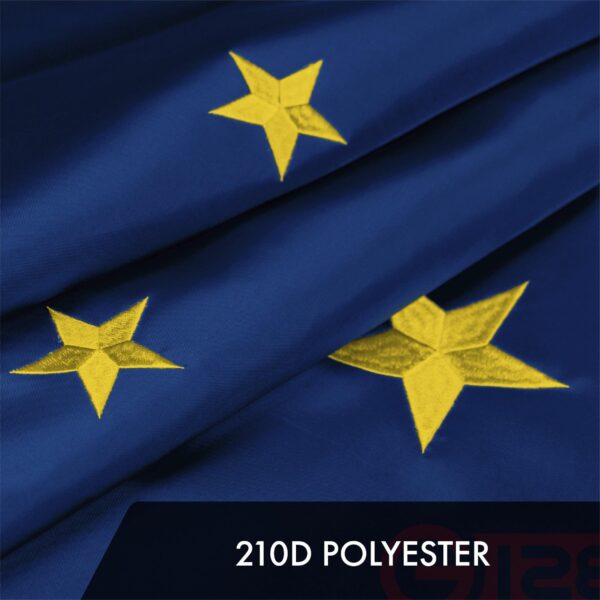 G128 5 Pack: Alaska AK State Flag | 4x6 Ft | ToughWeave Series Embroidered 300D Polyester | Embroidered Design, Indoor/Outdoor, Brass Grommets - Image 4