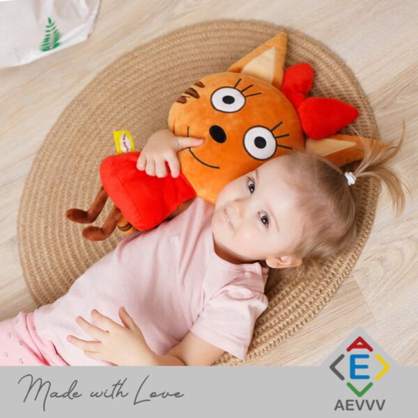 AEVVV Cat Karamelka Soft Pillow 18    Russian Cartoon Three Cats   Кот Карамелька Российский Мультик Три Кота - Image 5