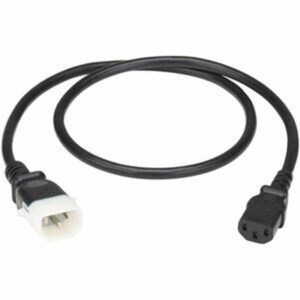PWR CORD C13 P-LOCK C14 4FT BK