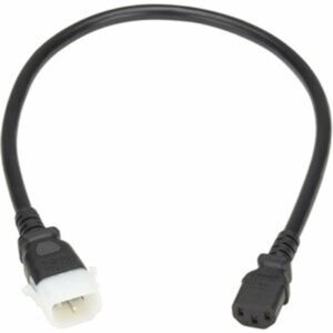 PWR CORD C13 P-LOCK C14 2FT BK