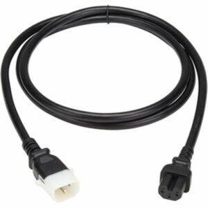 PWR CORD C15 P-LOCK C14 6FT BK