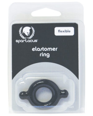 Spartacus Elastomer Cock Ring - Clear