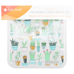 Full Circle Home - Lunch Bag Cactus - Case Of 12 - 2 Ct